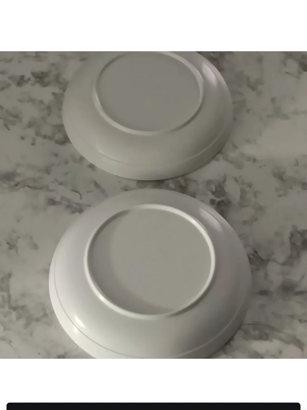 Fasmov Set of 6 White Melamine Pasta / Salad Bowls – 8